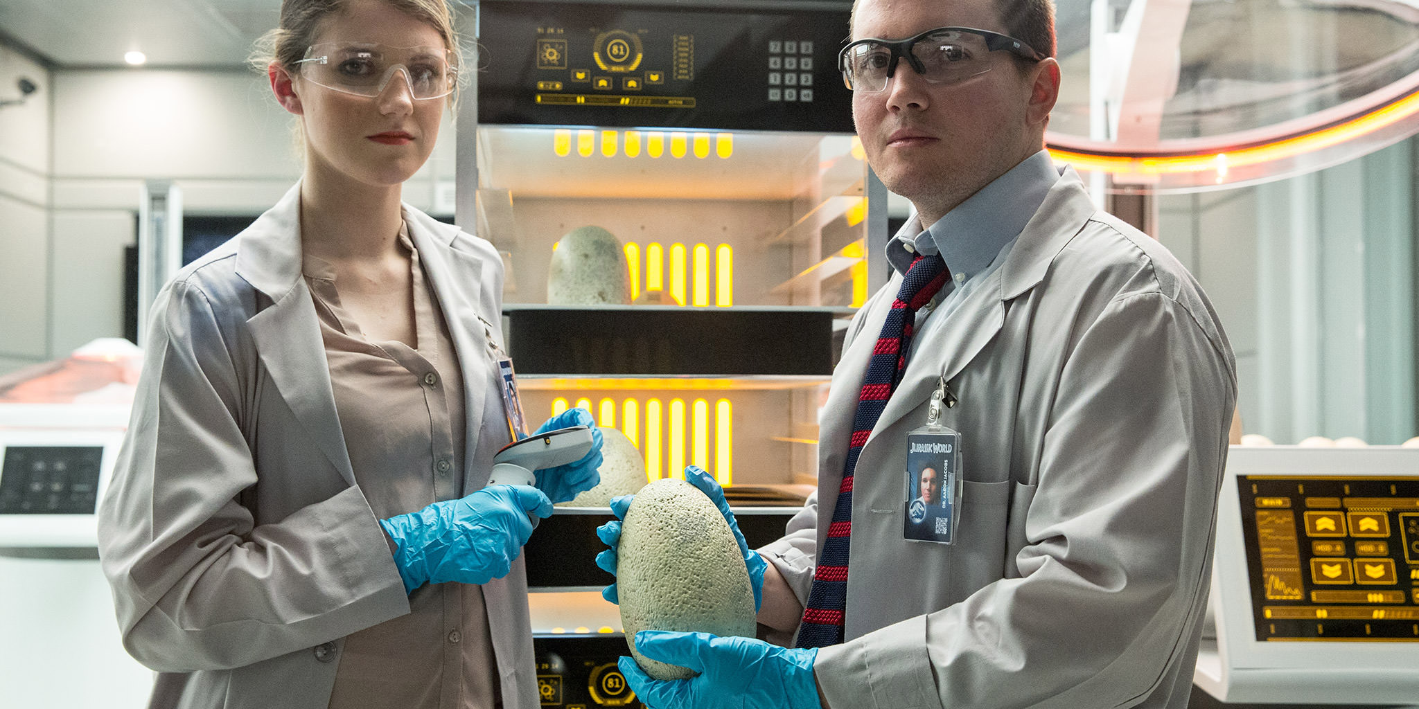 Creation Lab Employees Holding Egg