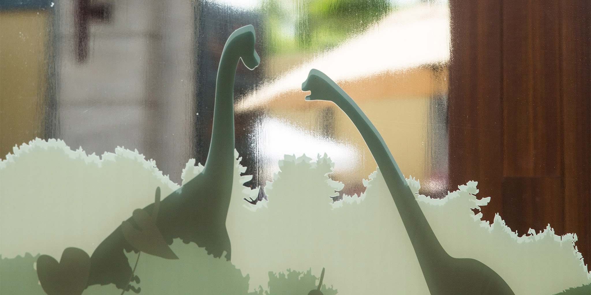 Dinosaur Window Art