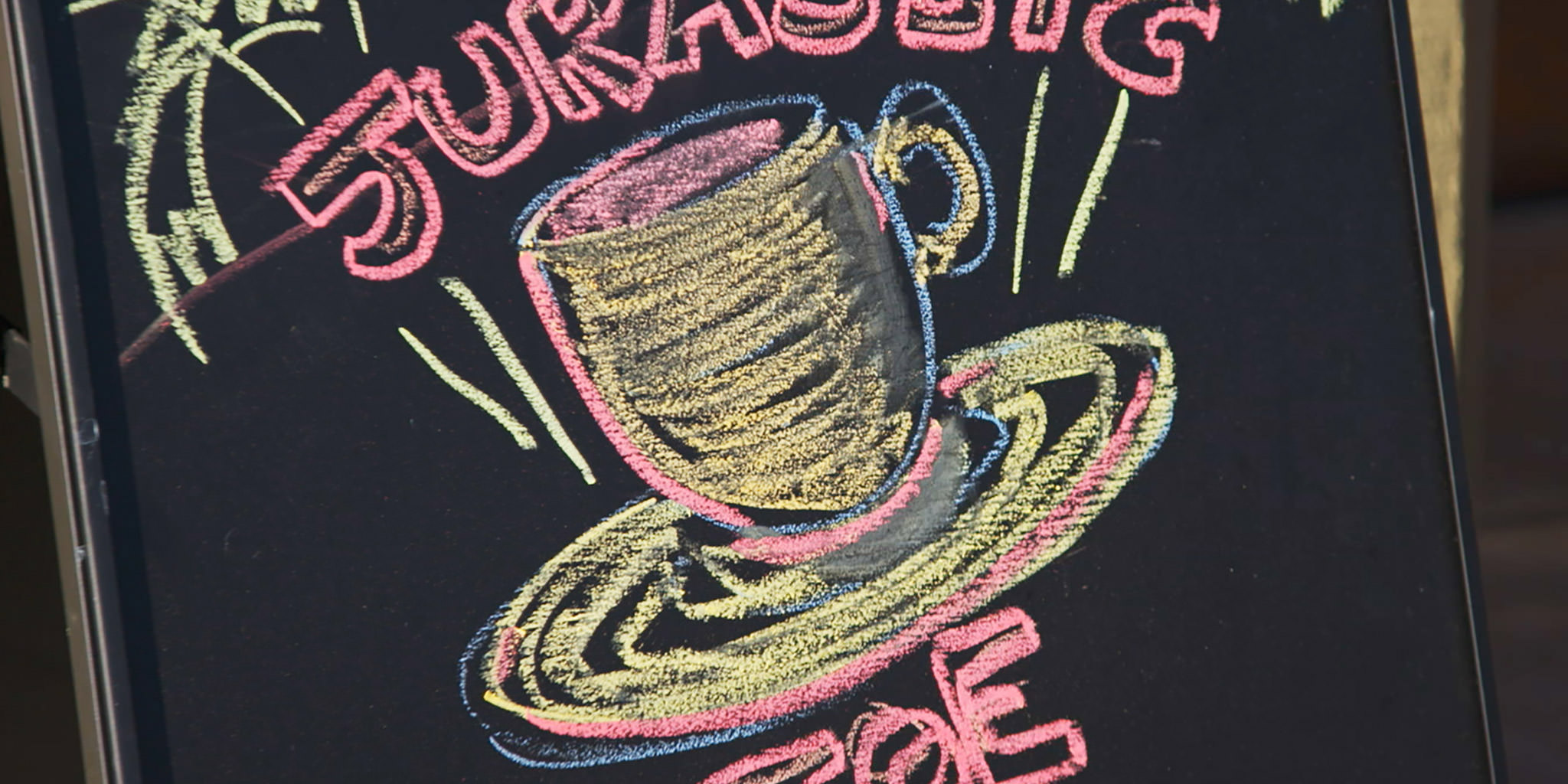 Starbucks Sign Jurassic Joe